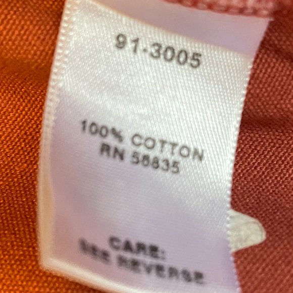 Jean Jacket Cabela's Sz Lg Cotton Dusty Rose Floral Paisley EUC Grandma-Core - Picture 10 of 11